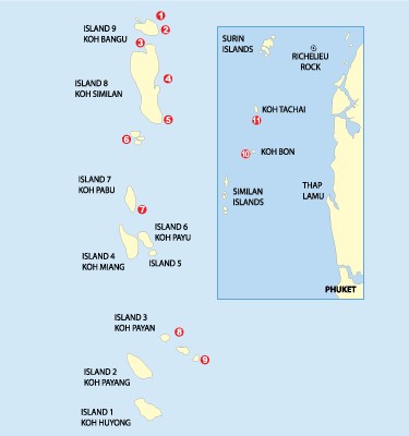 The Similan Islands The Similan Islands